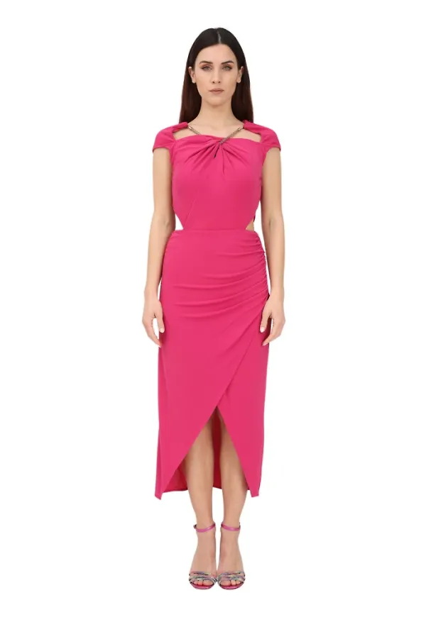 Patrizia Pepe Midi Dresses Rosa, Dam