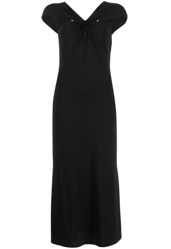 Patrizia Pepe Midi Dresses Svart, Dam