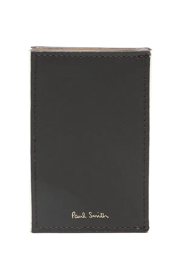 Paul Smith korthållare med logotypstämpel - Brun