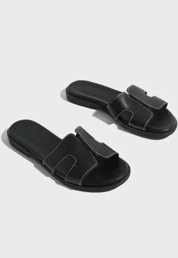Pavement - Svart - Pam Sandals