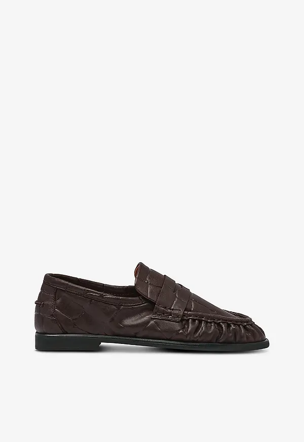 Pavement - Loafers Paelmira Croco - Brun