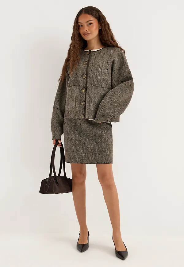 Pcanglica Ls Knit Shacket