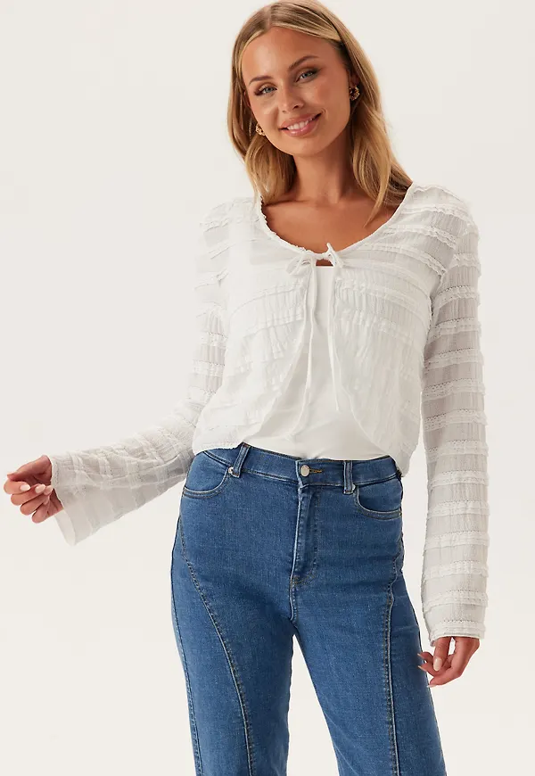 Pcanine Ls Tie Top