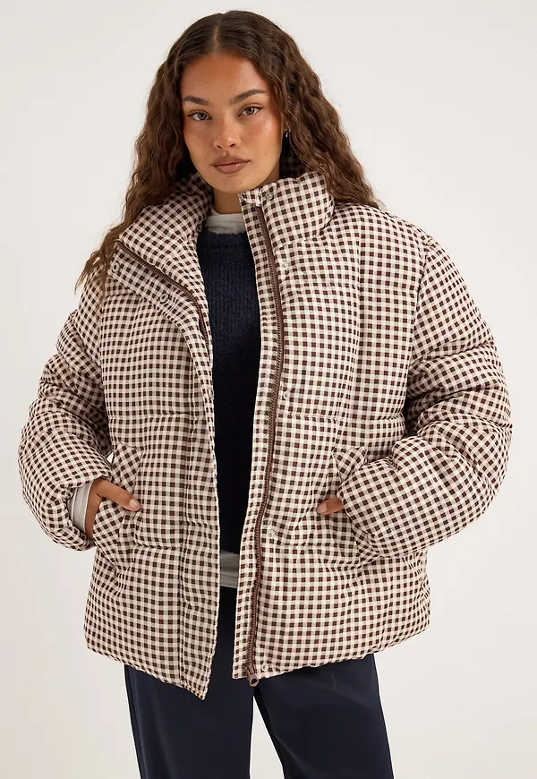 Pcasta Aop Puffer Jacket