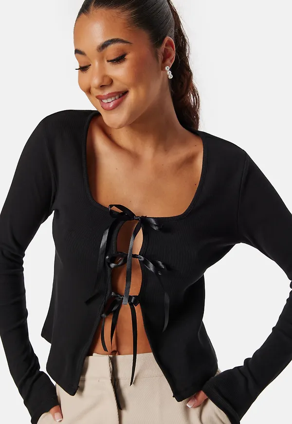 Pcbonnie Ls Square Neck Top D2