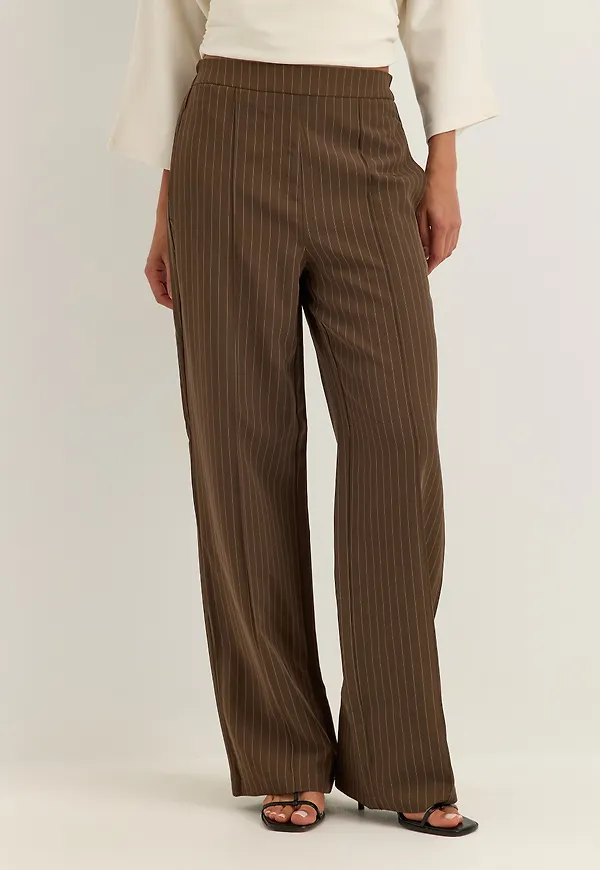 Pcbozzy Hw Wide Striped Pants