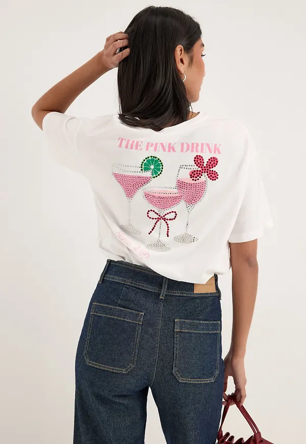 Pcefni Ss Printed T-shirt
