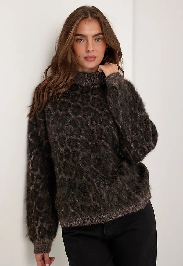 Pcelina Ls High Neck Knit