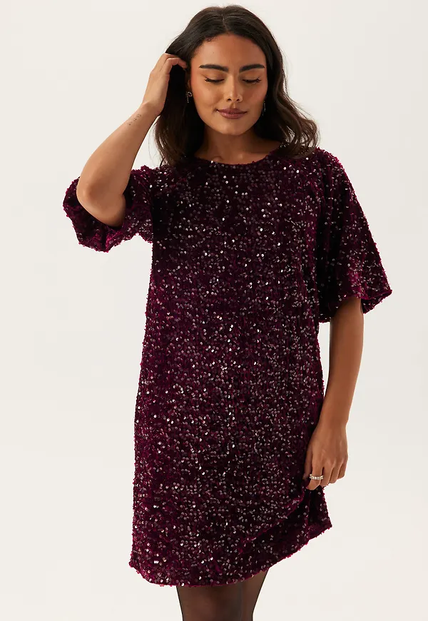 Pckam Ss Puff Sleeves Dress