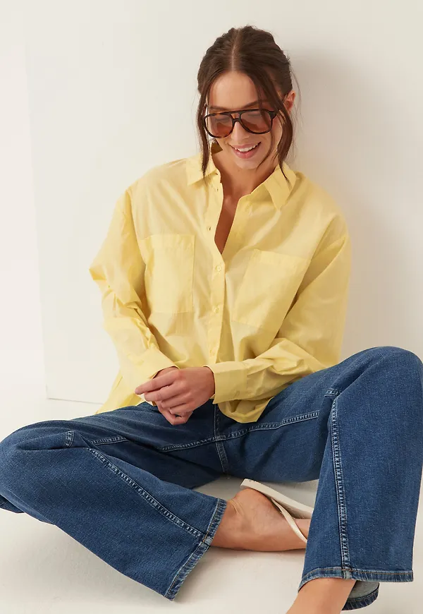 Pcmelia Ls Loose Shirt