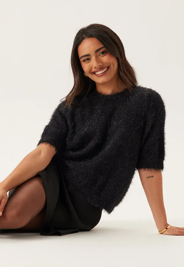 Pcmie Ss O-neck Knit