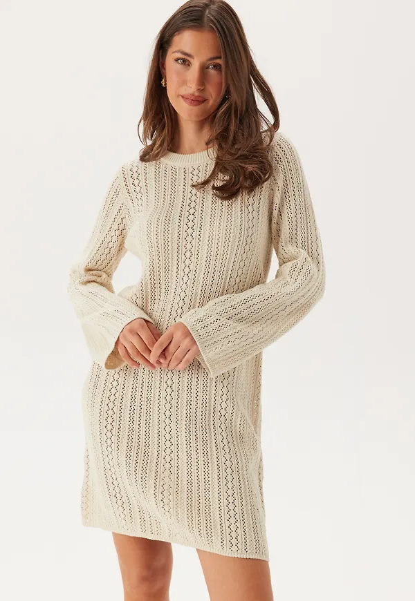 Pcnuka Ls O-neck Knit Dress