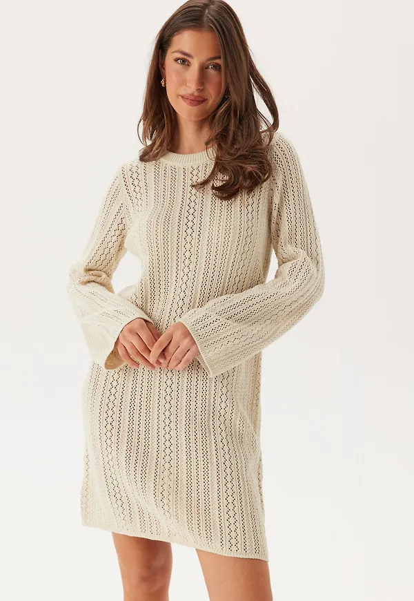 Pcnuka Ls O-neck Knit Dress