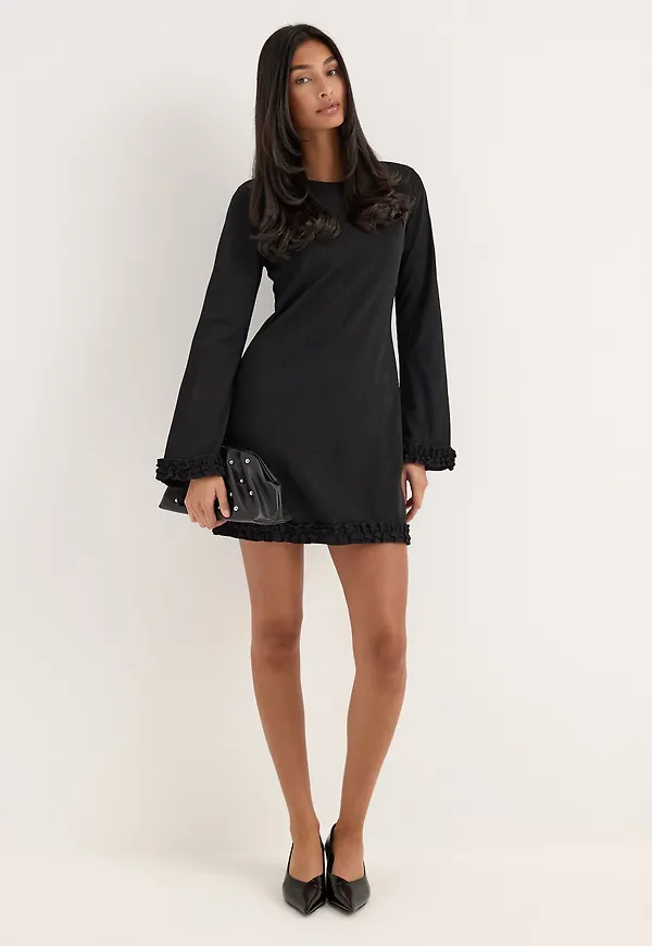 Pcpaige Ls Frill Dress – Bubbleroom