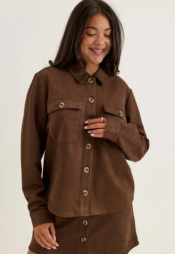 Pcrakel Brushed Shacket