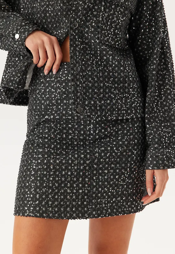 Pcroberta Hw Mini Sequins Skir