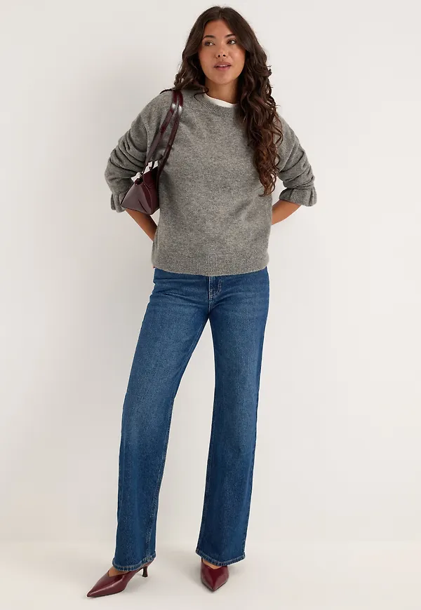 Pcsally Ls Frill Cuff Knit