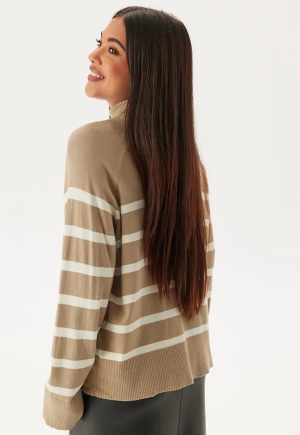 Pcsia Ls Rollneck Knit