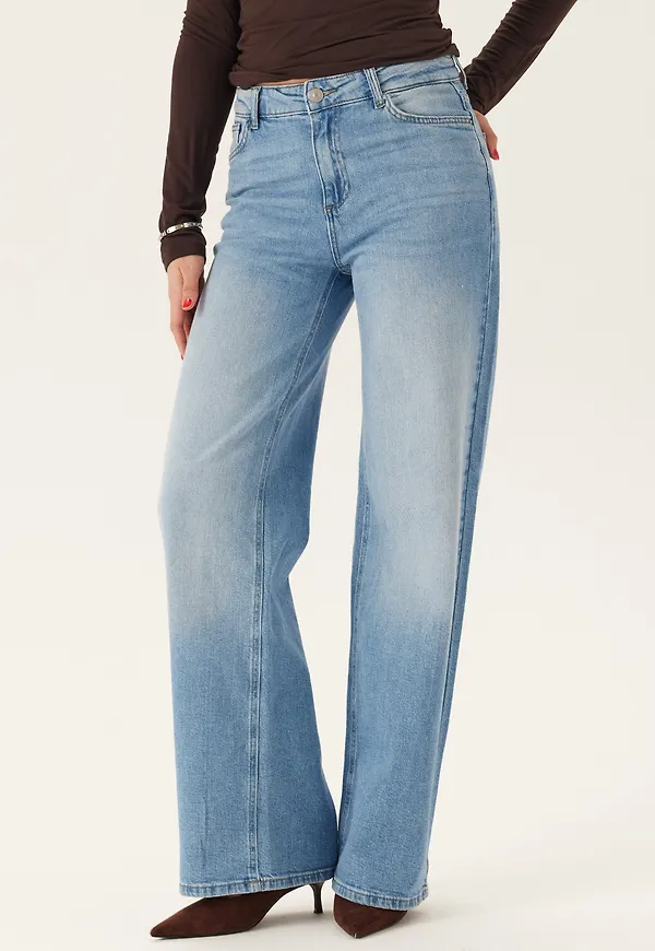 PIECES dames Jeans Pckesia Mom Hw Ank Jns Lb142-vi Noos Bc