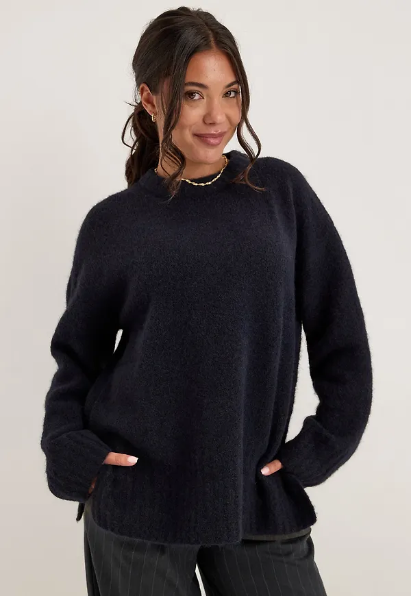 Pctina Ls O-neck Knit