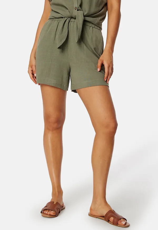 Pcvinsty HW Linen Shorts