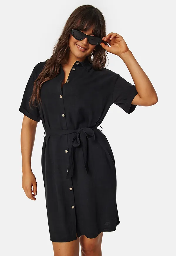 Pcvinsty Linen Shirt Dress
