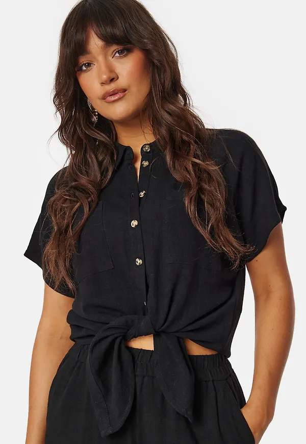 Pcvinsty Linen Tie Shirt