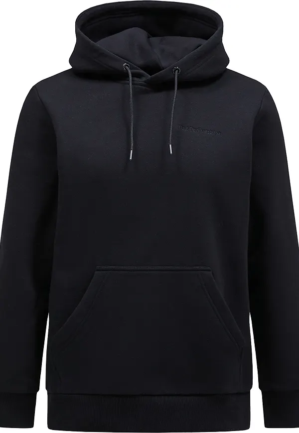 Peak Performance Men's Original Small Logo Hood Black