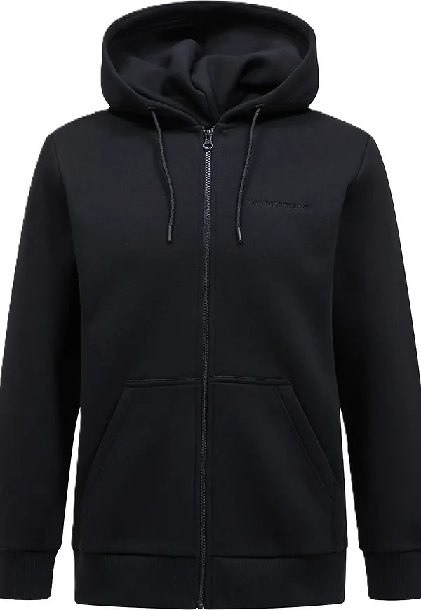 Peak Performance Men's Original Small Logo Zip Black