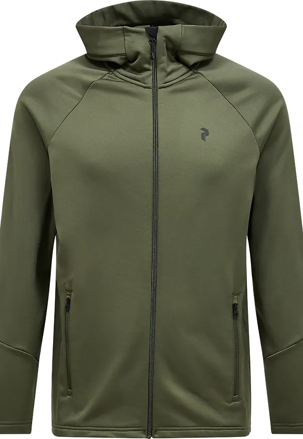 Peak Performance Men's Rider Essentials Zip Hood Pine Needle/Pine Needle