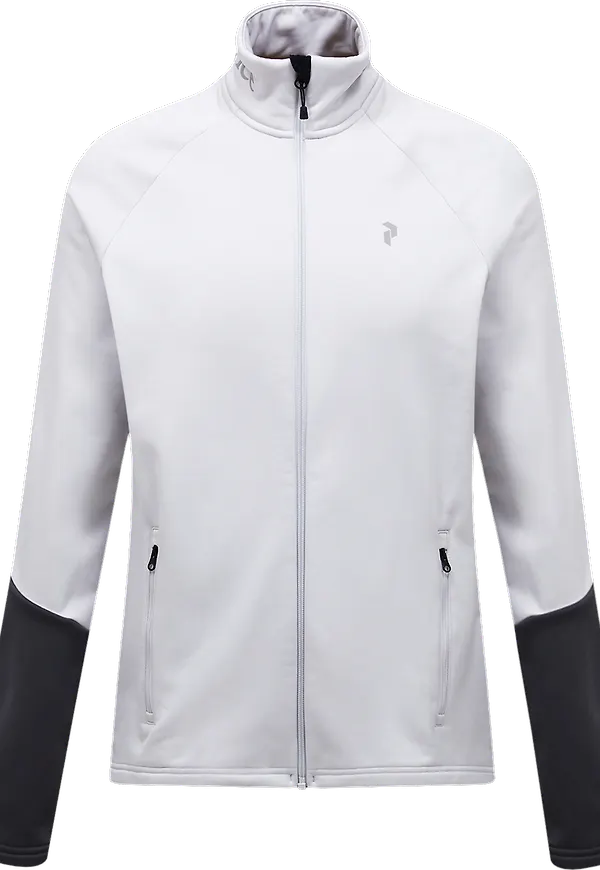 Peak Performance Men's Rider Essentials Zip Jacket Antarctica/motion Grey/