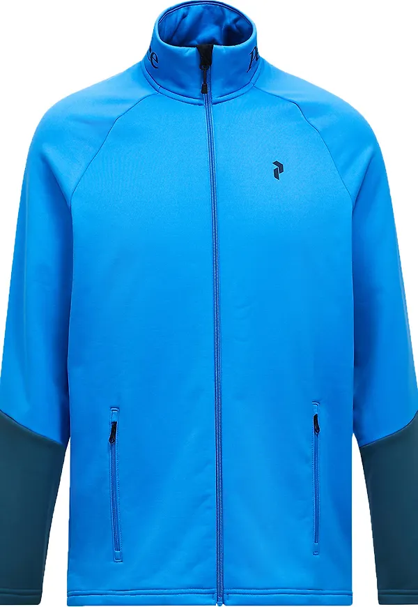 Peak Performance Men's Rider Essentials Zip Jacket Azure Ascent/mountain Lake/