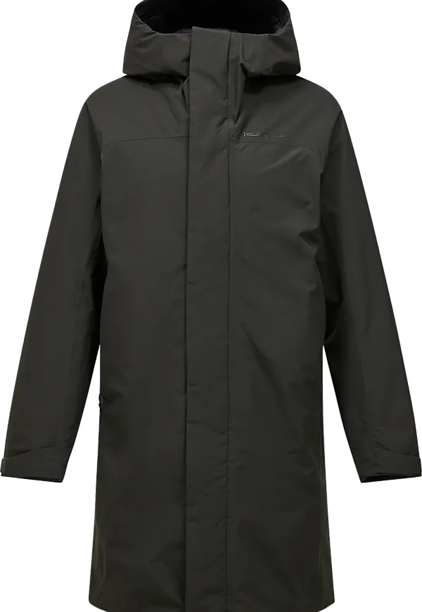 Peak Performance Men's Treeline Hipe 2L Insulated Shell Parka Olive Extreme