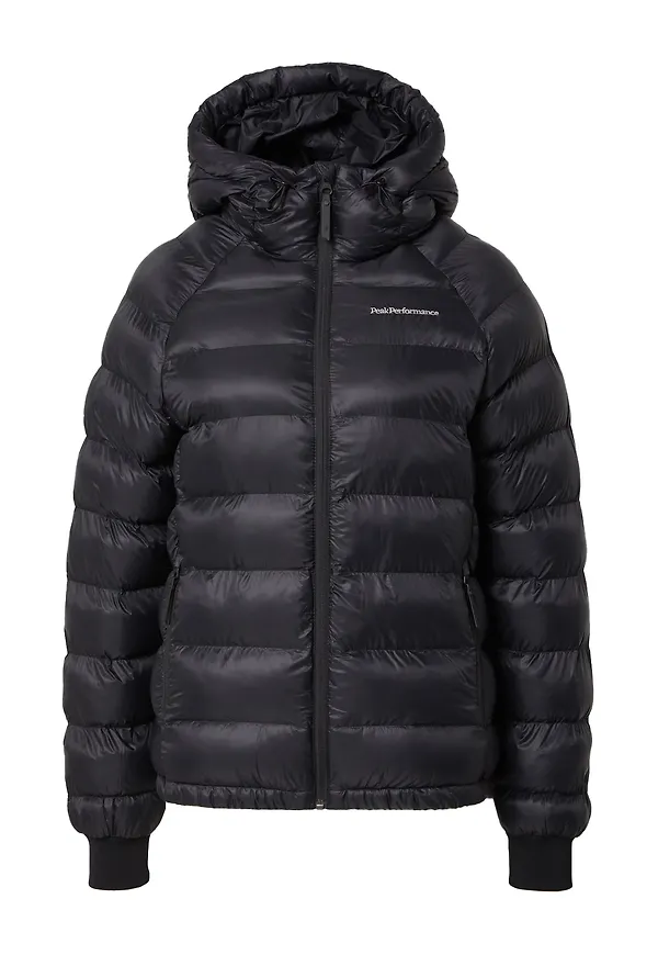 PEAK PERFORMANCE Outdoorjacka svart / vit