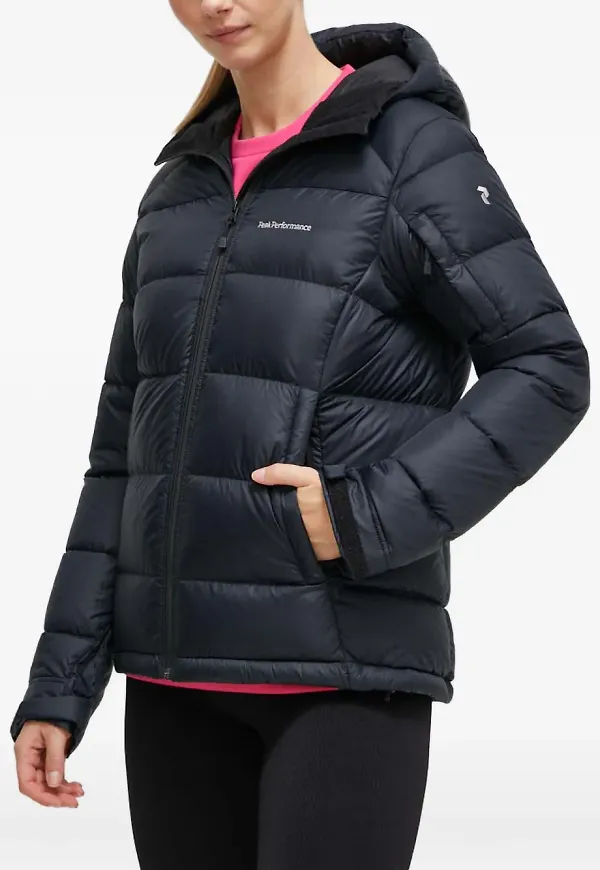 Peak Performance quiltad huvjacka - Blå