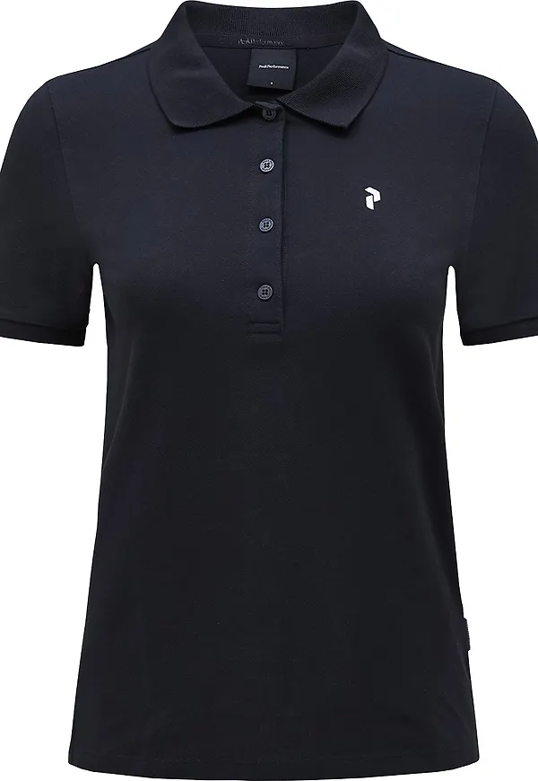 Peak Performance Women's Classic Cotton Polo Black