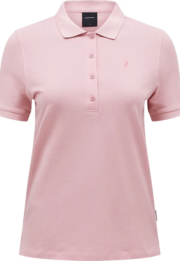Peak Performance Women's Classic Cotton Polo Warm Blush