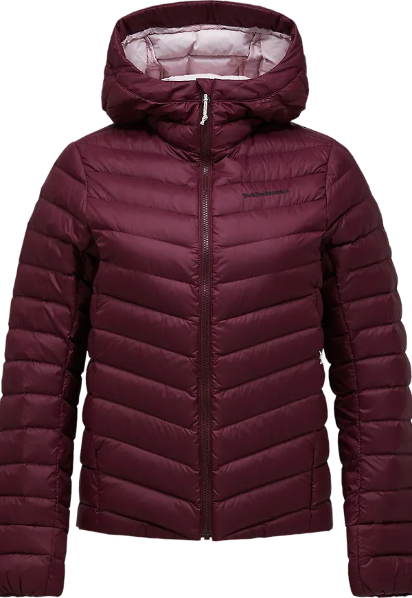 Peak Performance Women's Frost Down Hood Jacket Porto/frosted Pink/