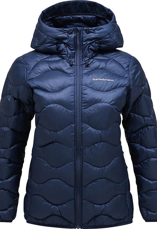 Peak Performance Women's Helium Down Hood Jacket Blue Shadow