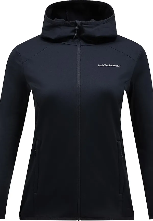 Peak Performance Women's Light Zip Hood Black
