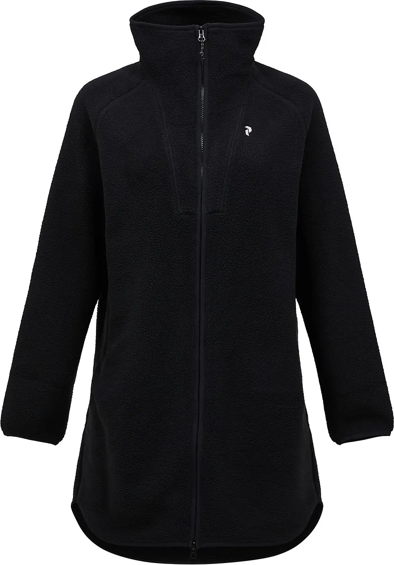 Peak Performance Women's Naturerush Pile Long Full Zip Black