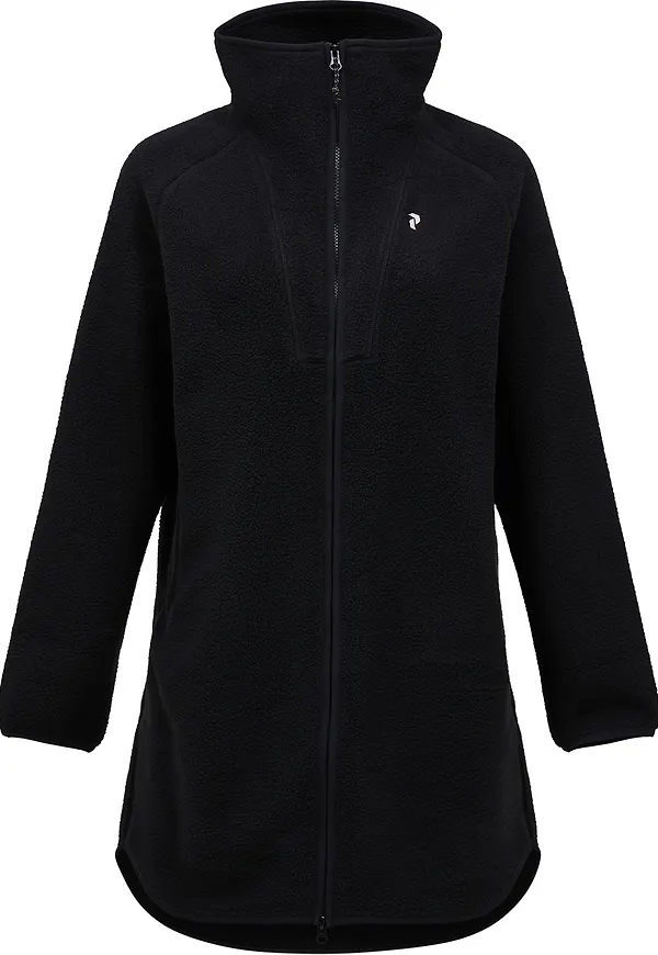 Peak Performance Women's Naturerush Pile Long Full Zip Black