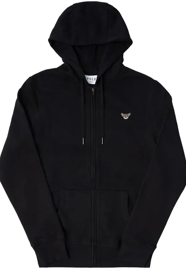 PELO FOUNDATION Chihuahua hoodie - Svart