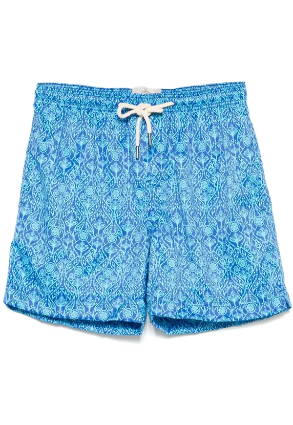 PENINSULA SWIMWEAR mönstrade badbyxor - Blå