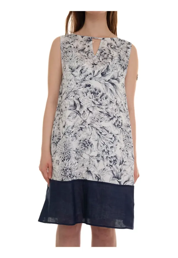 Pennyblack Funivia Sleeveless linen dress Flerfärgad, Dam
