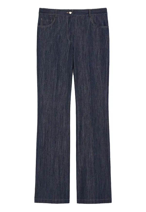 Pennyblack jeans med knappgylf - Blå