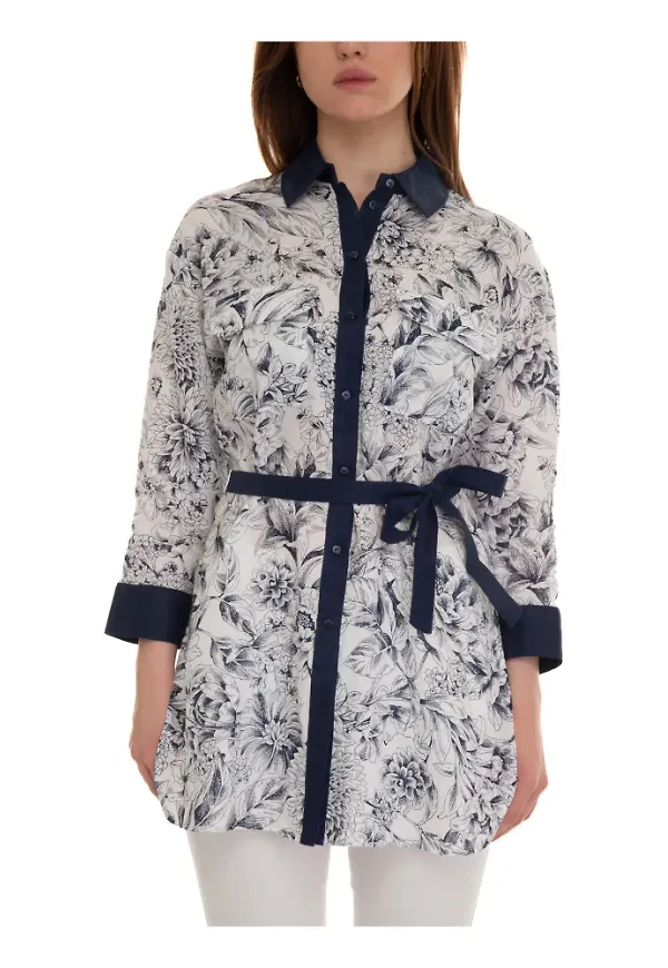 Pennyblack Migliaio Long blouse Flerfärgad, Dam