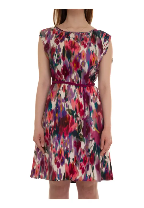 Pennyblack Tenue Sleeveless silk dress Flerfärgad, Dam