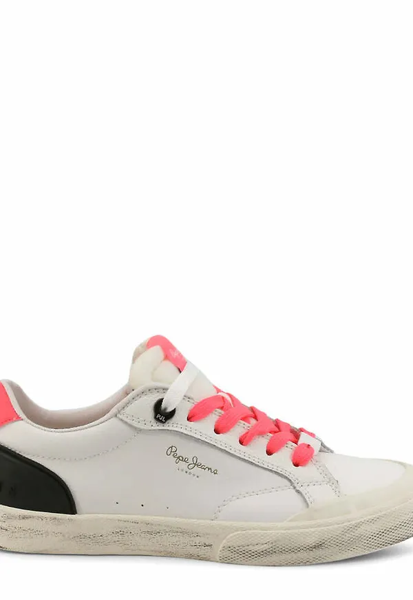 Pepe Jeans - Sneakers - Vit - Dam - Storlek: 37 Eu,36 EU