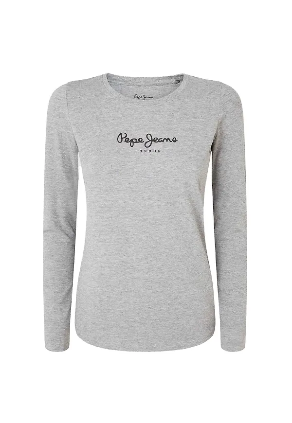 Pepe Jeans T-shirt gråmelerad / svart